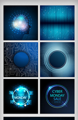 電器數碼電子產品淘寶天貓主圖背景素 智能電子產品的技術開發與視覺呈現